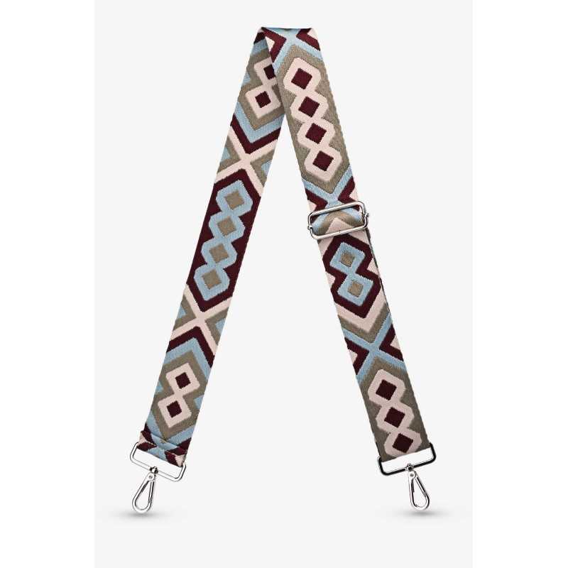 Bandoulière Tissu Géométrique Tendance
