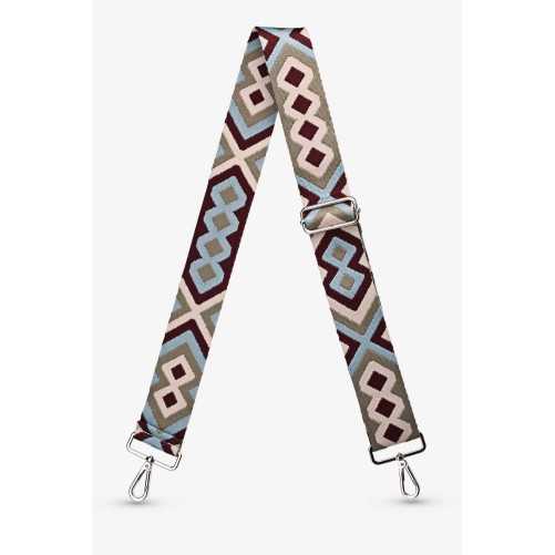 Bandoulière Tissu Géométrique Tendance