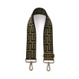 Bandoulière Motif Grecque Kaki et noir