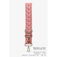 Bandoulière Tissu Bohème rouge
