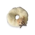 Chouchou élastique fantaisie ourson en peluche