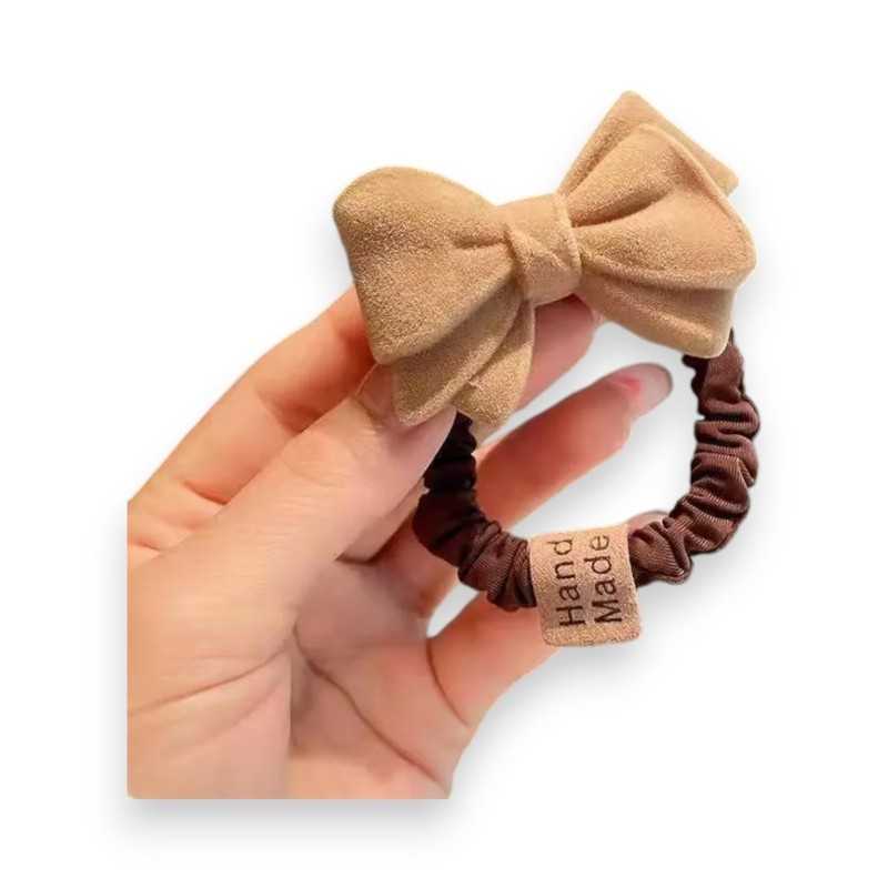 Chouchou Élastique Fantaisie Nœud Suédine