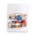 Set de 3 Barrettes à Cheveux Tendance multicolore