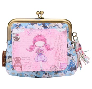 Porte-monnaie Sweet & Candy rose et bleu
