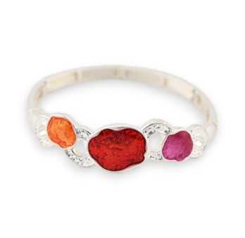 Bracelet élastique Ikita pierres colorées