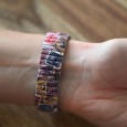 Montre Ernest patchwork timbre multicolore