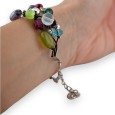 Bracelet fantaisie Ikita perles multicolores