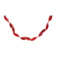 Collier fantaisie Ikita doré et rouge
