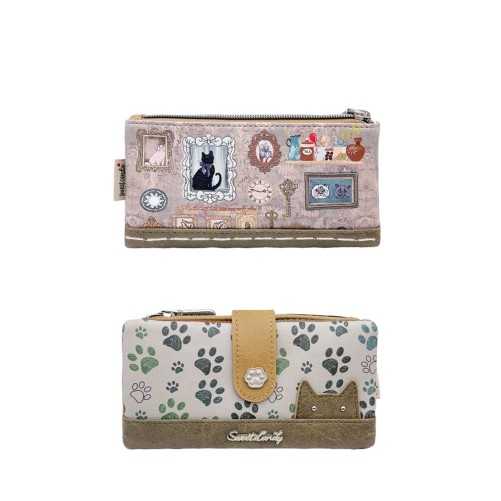 Portefeuille Sweet Candy Vintage Chat