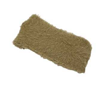 Bandeau d'hiver pilou pilou taupe avec nœud