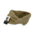 Bandeau d'hiver pilou pilou taupe avec nœud