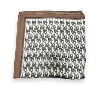 Foulard Carré Équestre Luxe