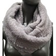 Snood douceur étoilé gris