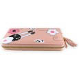 Portefeuille vieux rose chat