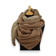 Écharpe Triangle Duo Confort Taupe