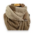 Écharpe Triangle Duo Confort Taupe