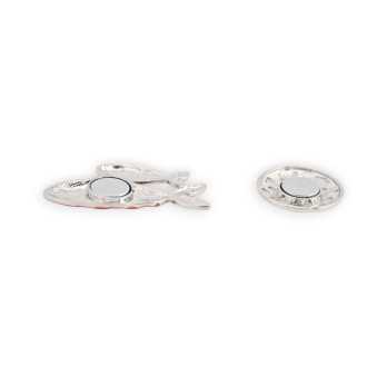 Broche Magnétique Bubble Poisson Rouge