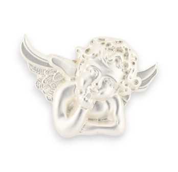 Broche Magnétique Ange Argenté