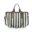 Sac à Main Donna Aléssia Bi-Matière Kaki & Blanc