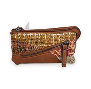 Portefeuille Patchwork Camel Mélanie Paris