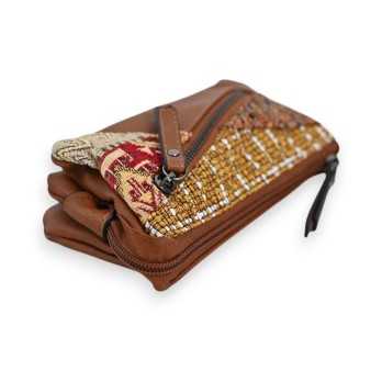 Portefeuille Patchwork Camel Mélanie Paris