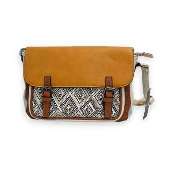 Sac Bandoulière Tricolore Mélanie Paris Motif Ethnique