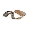 Sac Banane Chevron Beige Style Bohème