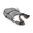 Sac Bandoulière Argenté Multi-Poches Melanie Paris