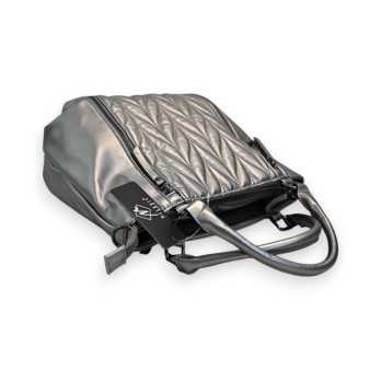 Sac à Main Melanie Paris Silver Quilted