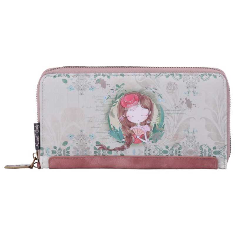 Portefeuille Sweet & candy ton gris compagnon