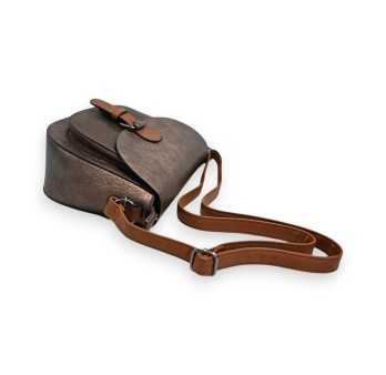 Sac bandoulière Mélanie Paris Bronze Métallisé