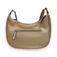 Sac Bandoulière Forme Banane Doré Mélanie Paris