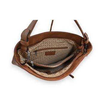Sac à Main Patchwork Mélanie Paris Camel