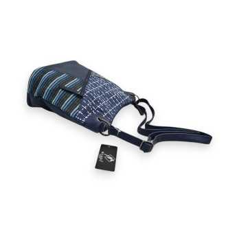 Sac bandoulière Mélanie Paris Patchwork Bleu Marine