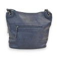 Sac bandoulière Mélanie Paris Patchwork Bleu Marine
