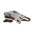Sac à Main toile blanc cassé Vintage Étoile noire