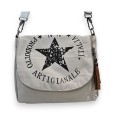 Sac bandoulière Urban Star toile blanc cassé