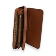 Portefeuille Mélanie Paris Camel Motif Ajouré