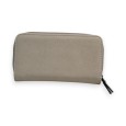 Portefeuille Beige Mélanie Paris Motif Ajouré Argenté