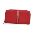Portefeuille Rouge Élégant Mélanie Paris