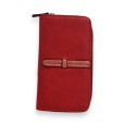 Portefeuille Rouge Élégant Mélanie Paris