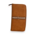 Portefeuille Élégance Mélanie Paris Camel