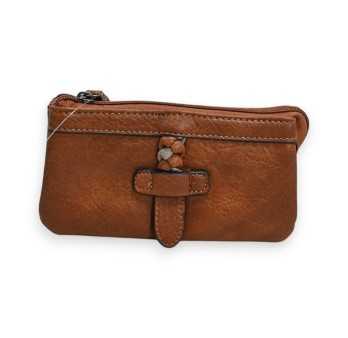 Portefeuille Multipoches Mélanie Paris Camel