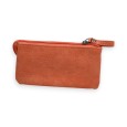 Portefeuille Multipoches Orange Mélanie Paris