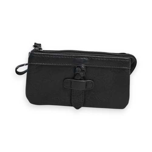 Portefeuille Multipoches Mélanie Paris Noir