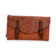 Portefeuille Mélanie Paris Orange Pailleté