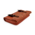 Portefeuille Mélanie Paris Orange Pailleté