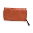 Portefeuille Mélanie Paris Orange Pailleté