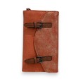 Portefeuille Mélanie Paris Orange Pailleté