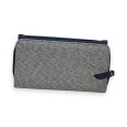 Portefeuille Élégance Mélanie Paris Bi-matière Bleu Marine